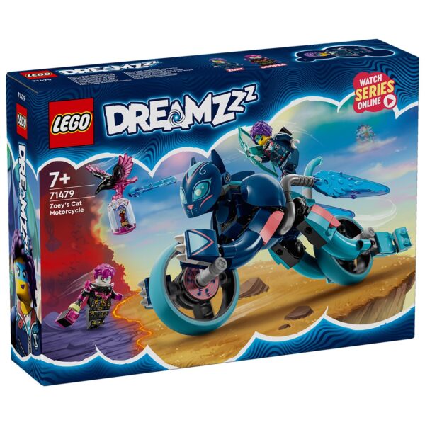 LEGOÂ® DREAMZzzâ¢Zoeys kattemotorcykel